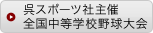 呉スポーツ社主催全国中等学校野球大会