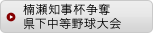 楠瀬知事杯争奪・県下中等野球大会