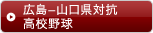 広島ー山口県対抗高校野球